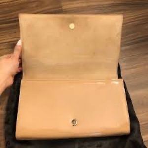 YSL nude clutch